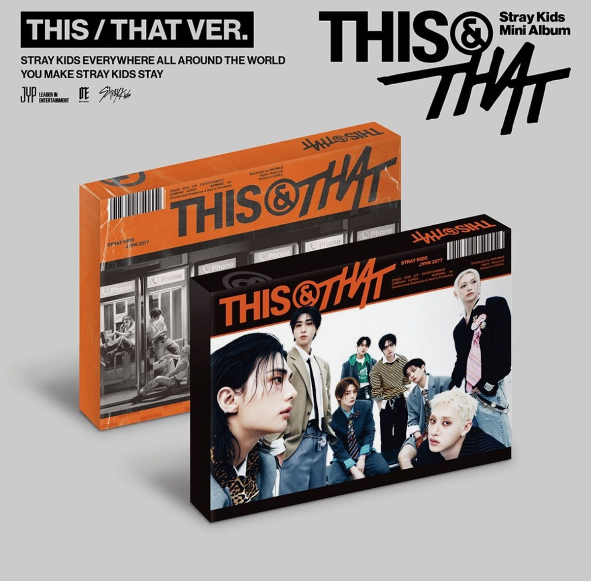 Stray Kids THIS & THAT Mini Album Standard Version THIS ver and THAT ver covers