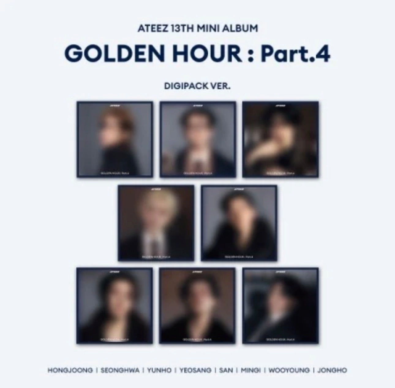 ATEEZ - [GOLDEN HOUR : PART.4] 13th Mini Album (Digipack Ver.)