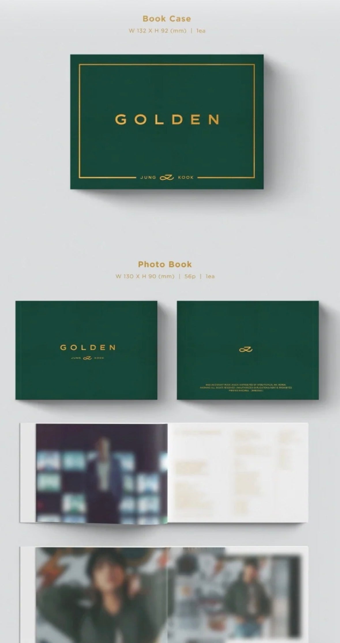 BTS JUNGKOOK - [Golden] (1 random Weverse Ver.) Yoolxv.store