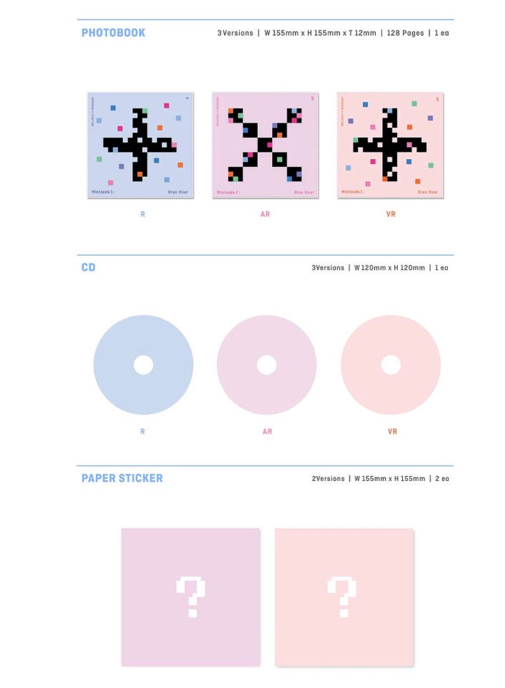 TXT- [Blue Hour] minisode 1 (1 Random Ver.) Yoolxv.store