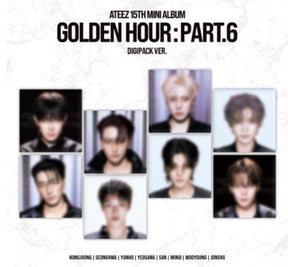 *Pre-Order* ATEEZ - 15th Mini Album [GOLDEN HOUR : Part.6] (DIGIPACK VER.) Yoolxv.store
