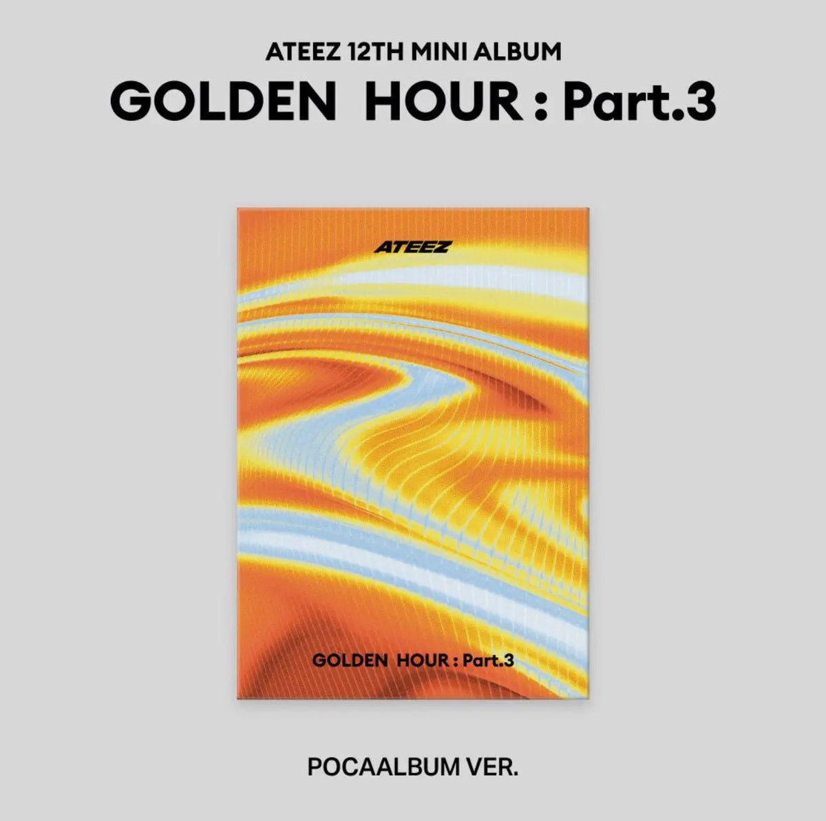 ATEEZ - [GOLDEN HOUR : Part.3] 12th Mini Album (poca - random ver.) - Yoolxv.store