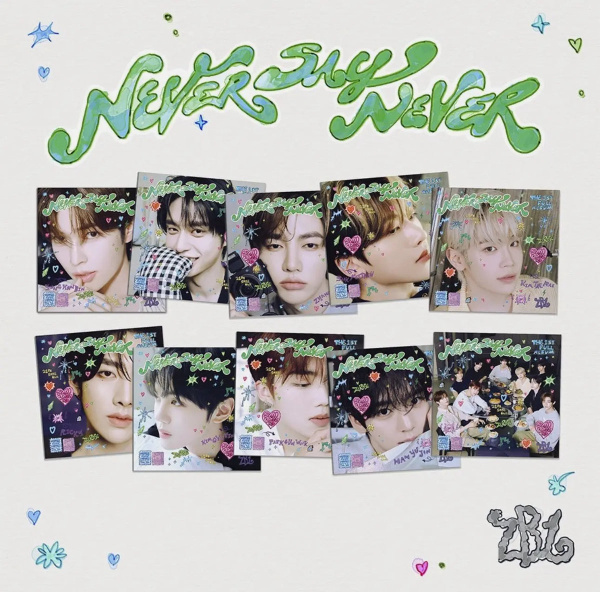 ZEROBASEONE - [NEVER SAY NEVER] 1st Full Album (digipack - random ver.) - Yoolxv.store