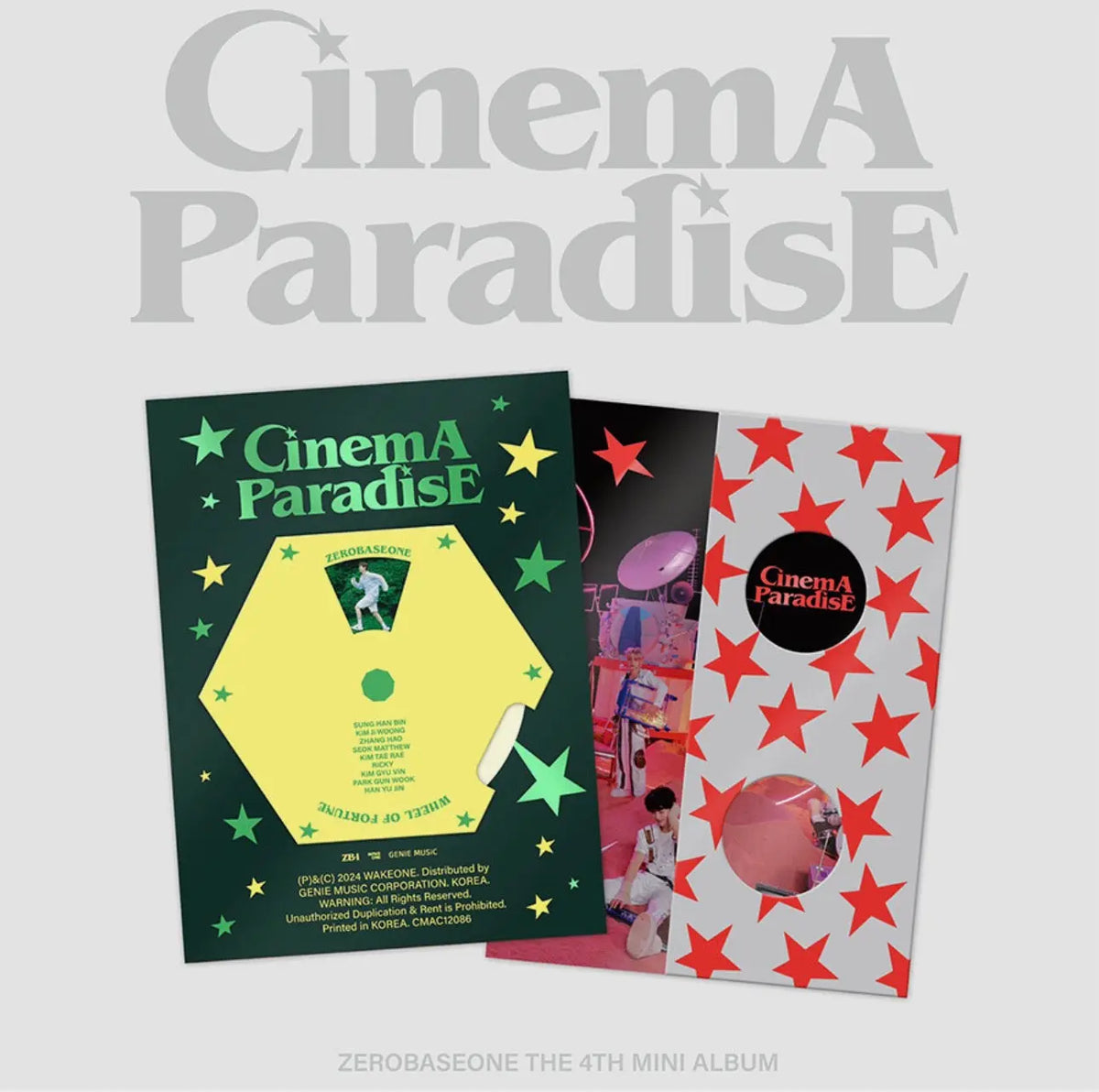 ZEROBASEONE - [CINEMA PARADISE] 4th Mini Album (photobook - random ver.) - Yoolxv.store
