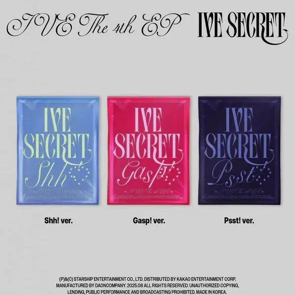 IVE - [IVE SECRET] 4th EP Album (Random Ver.) - Yoolxv.store