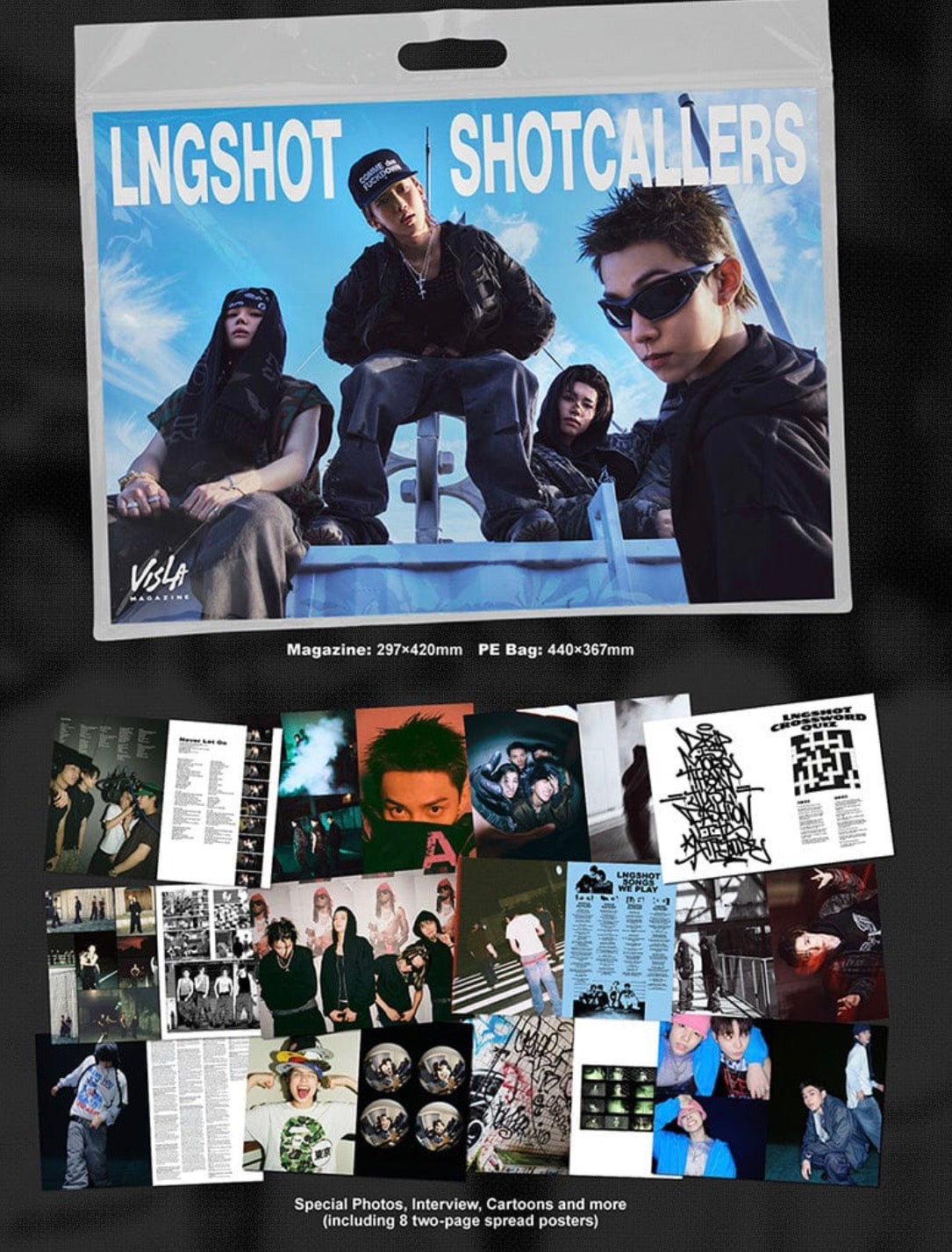 LNGSHOT - [Shot Callers] Debut album (1 Magazine Ver.) Yoolxv.store