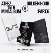 *PRE-ORDER* ATEEZ- 15TH MINI ALBUM [GOLDEN HOUR : Part.6] (A Ver. / DIARY Ver. / Z Ver) Yoolxv.store