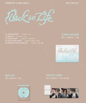 &TEAM - [KR Back to Life] 1st Mini Album (CD-R ver.) - Yoolxv.store