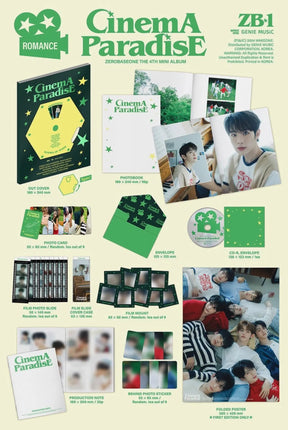 ZEROBASEONE - [CINEMA PARADISE] 4th Mini Album (photobook - random ver.) - Yoolxv.store