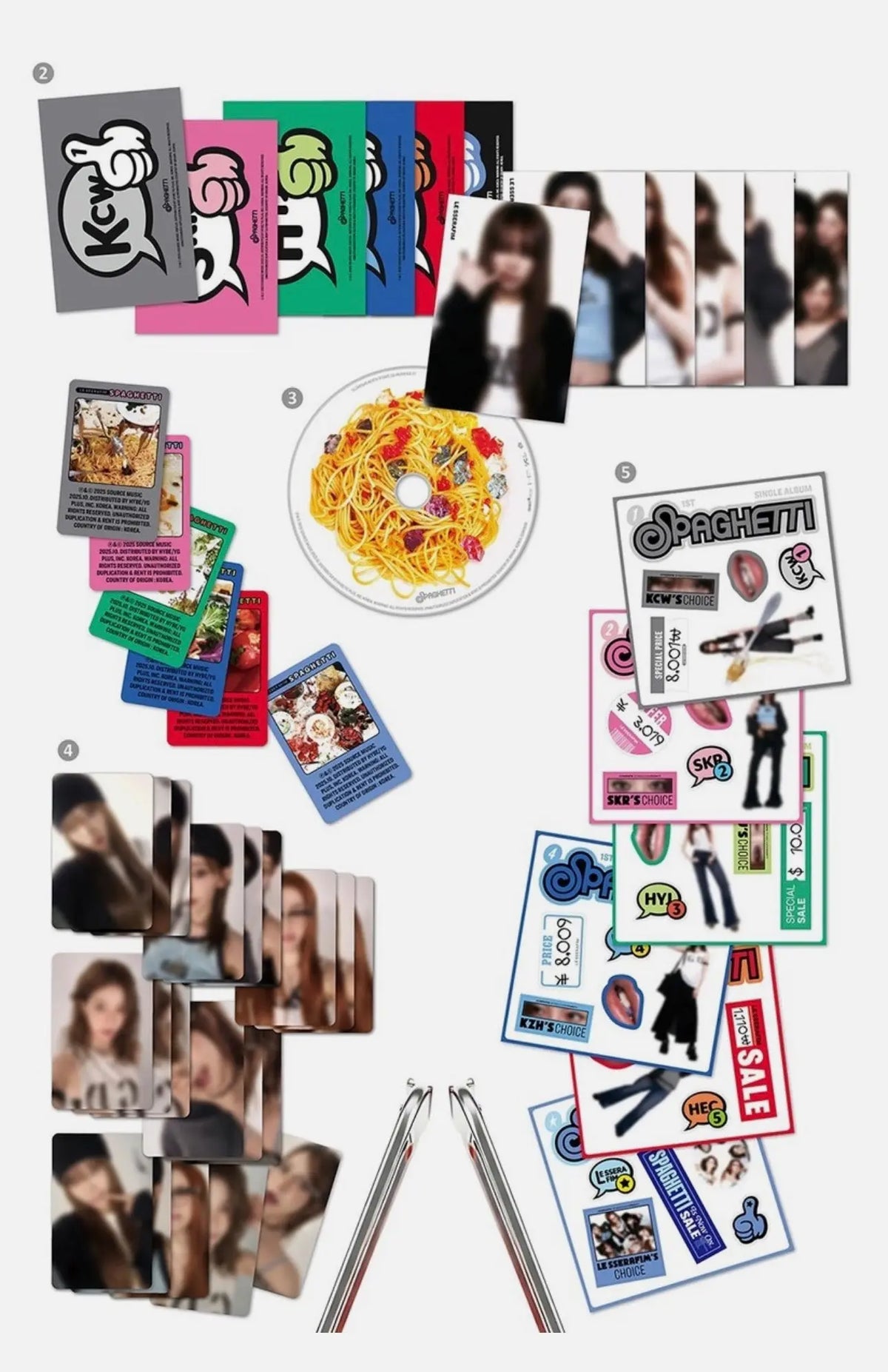 LE SSERAFIM [SPAGHETTI] 1ST SINGLE ALBUM - Yoolxv.store