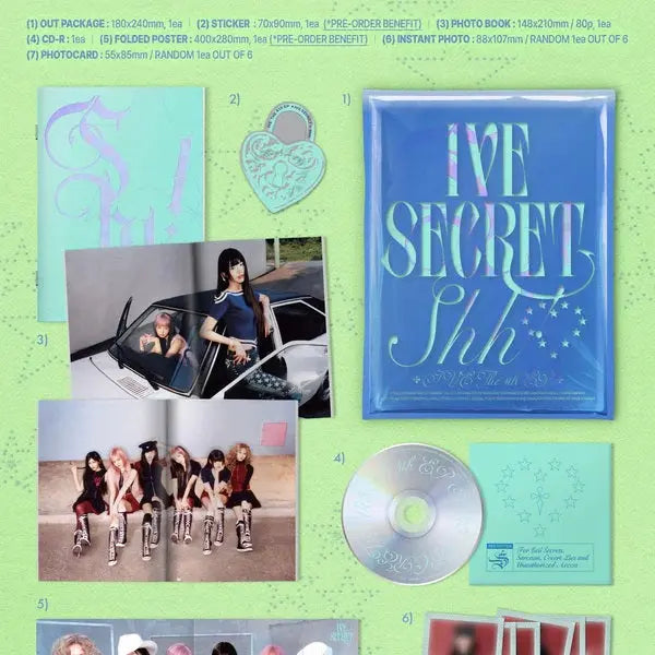 IVE - [IVE SECRET] 4th EP Album (Random Ver.) - Yoolxv.store