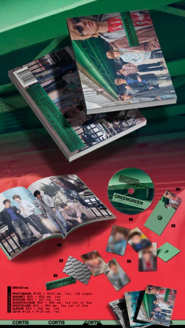 CORTIS - [GREENGREEN] Standard Version (1 random Ver.) Yoolxv.store