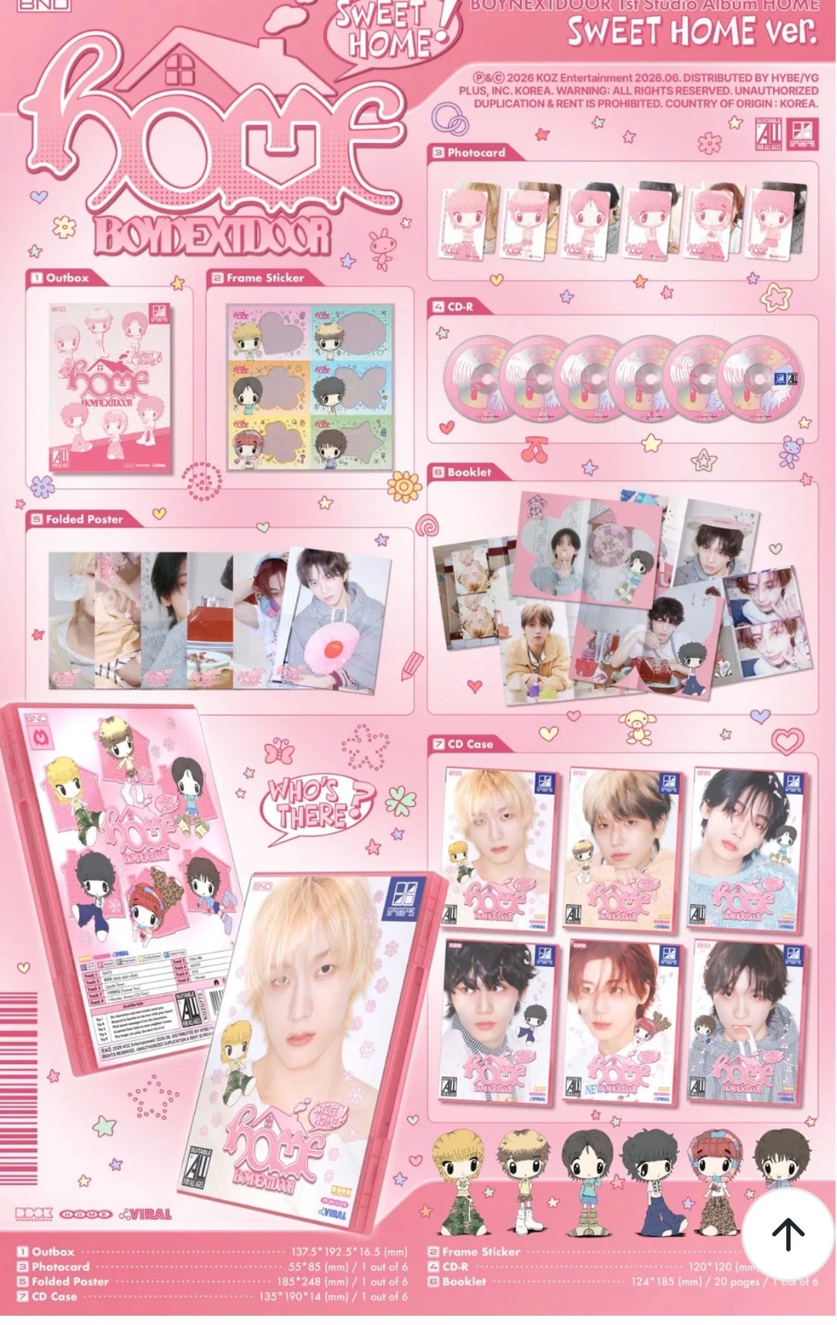 BOYNEXTDOOR home (sweet home ver.) Yoolxv.store