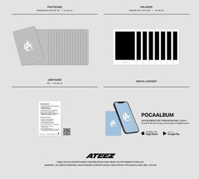 ATEEZ - [GOLDEN HOUR : Part.3] 12th Mini Album (poca - random ver.) - Yoolxv.store