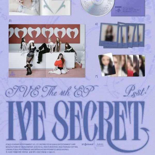 IVE - [IVE SECRET] 4th EP Album (Random Ver.) - Yoolxv.store
