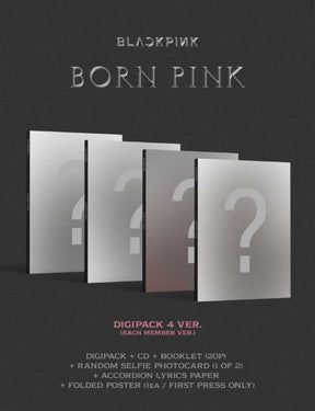 BLACKPINK - [BORN PINK] 2nd Album DIGIPACK (1 RANDOM Ver.) Yoolxv.store