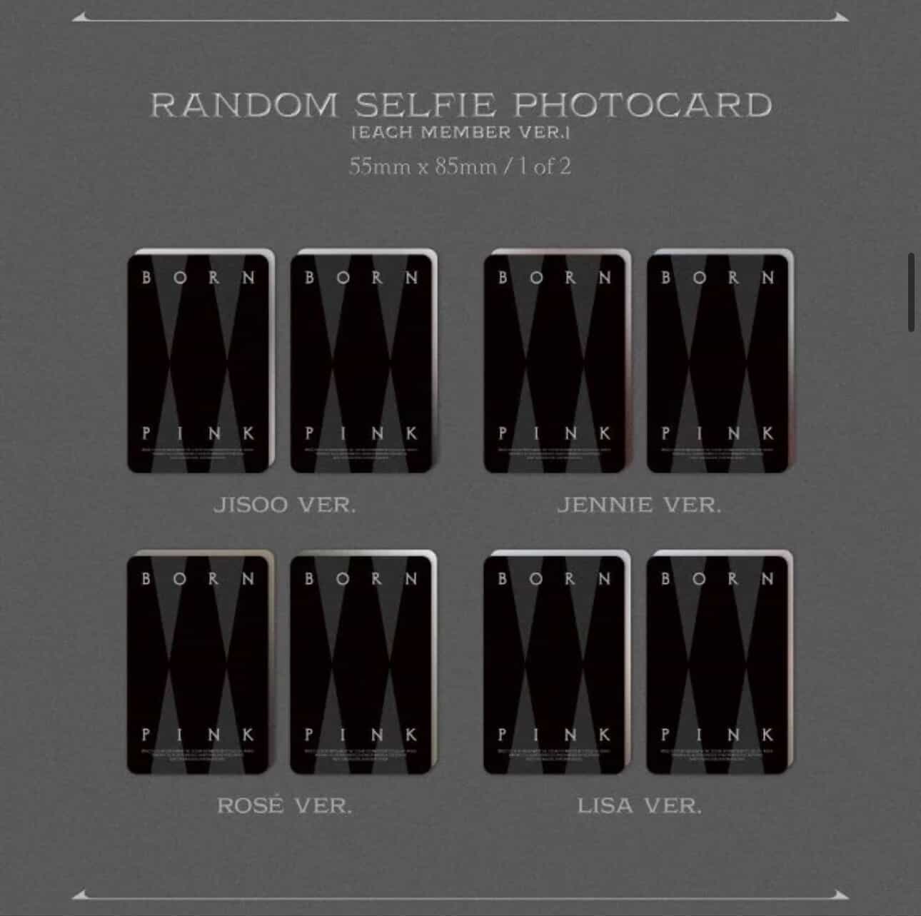 BLACKPINK - [BORN PINK] 2nd Album DIGIPACK (1 RANDOM Ver.) Yoolxv.store