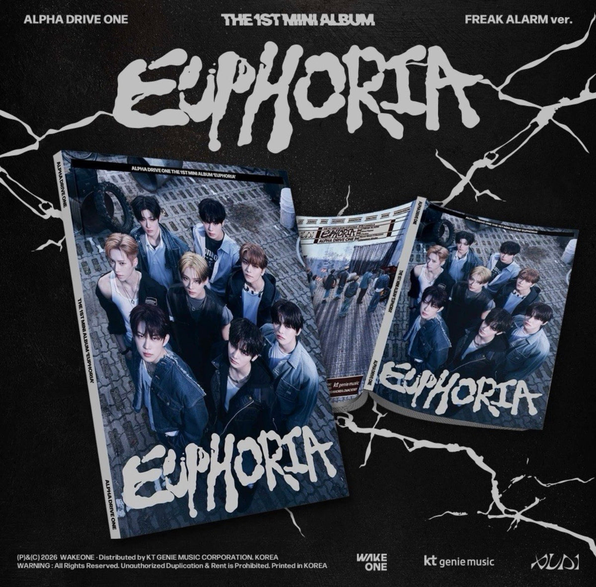 ALPHA DRIVE ONE (ALD1) - [EUPHORIA] The 1st Mini Album (FREAK ALARM VER.) Yoolxv.store