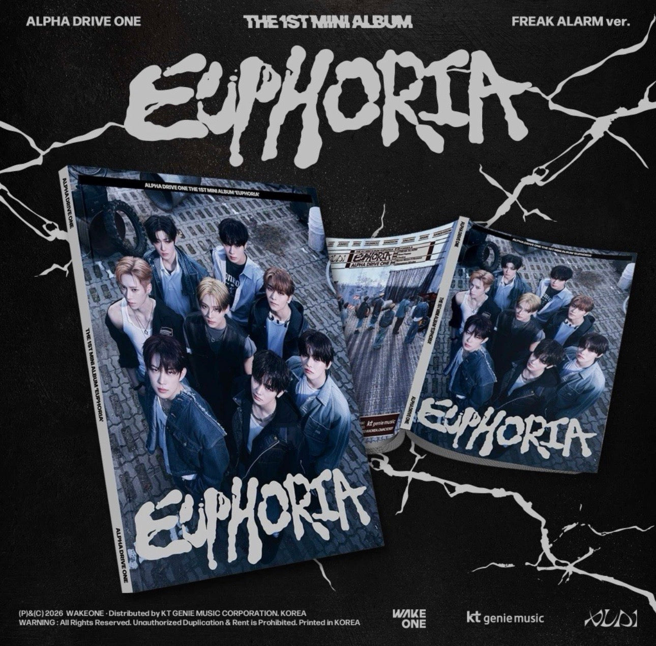 ALPHA DRIVE ONE (ALD1) - [EUPHORIA] The 1st Mini Album (FREAK ALARM VER.) Yoolxv.store