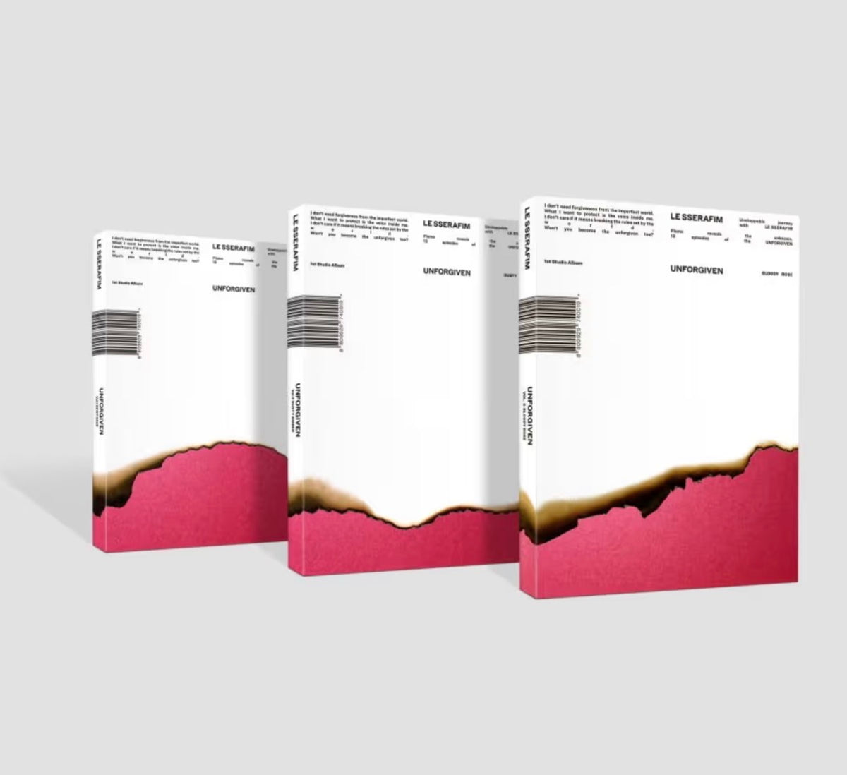 LESSERAFIM - [Unforgiven] 1st Studio Album (1 Random Ver.) Yoolxv.store