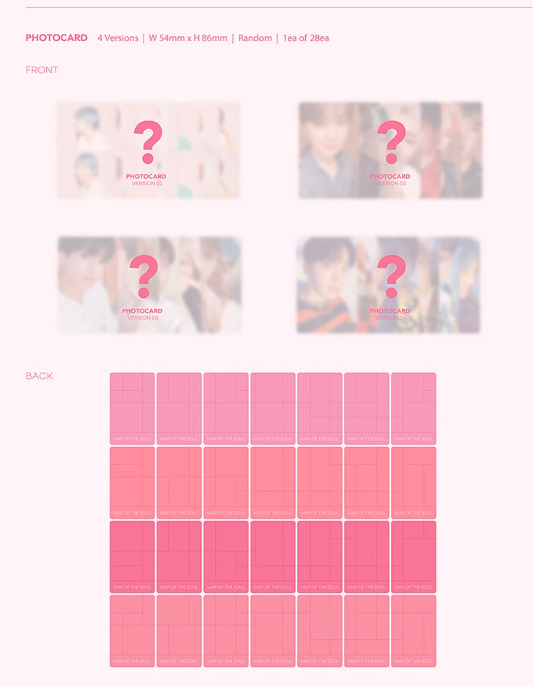 BTS - [Map of the Soul: Persona] (1 random version) Yoolxv.store