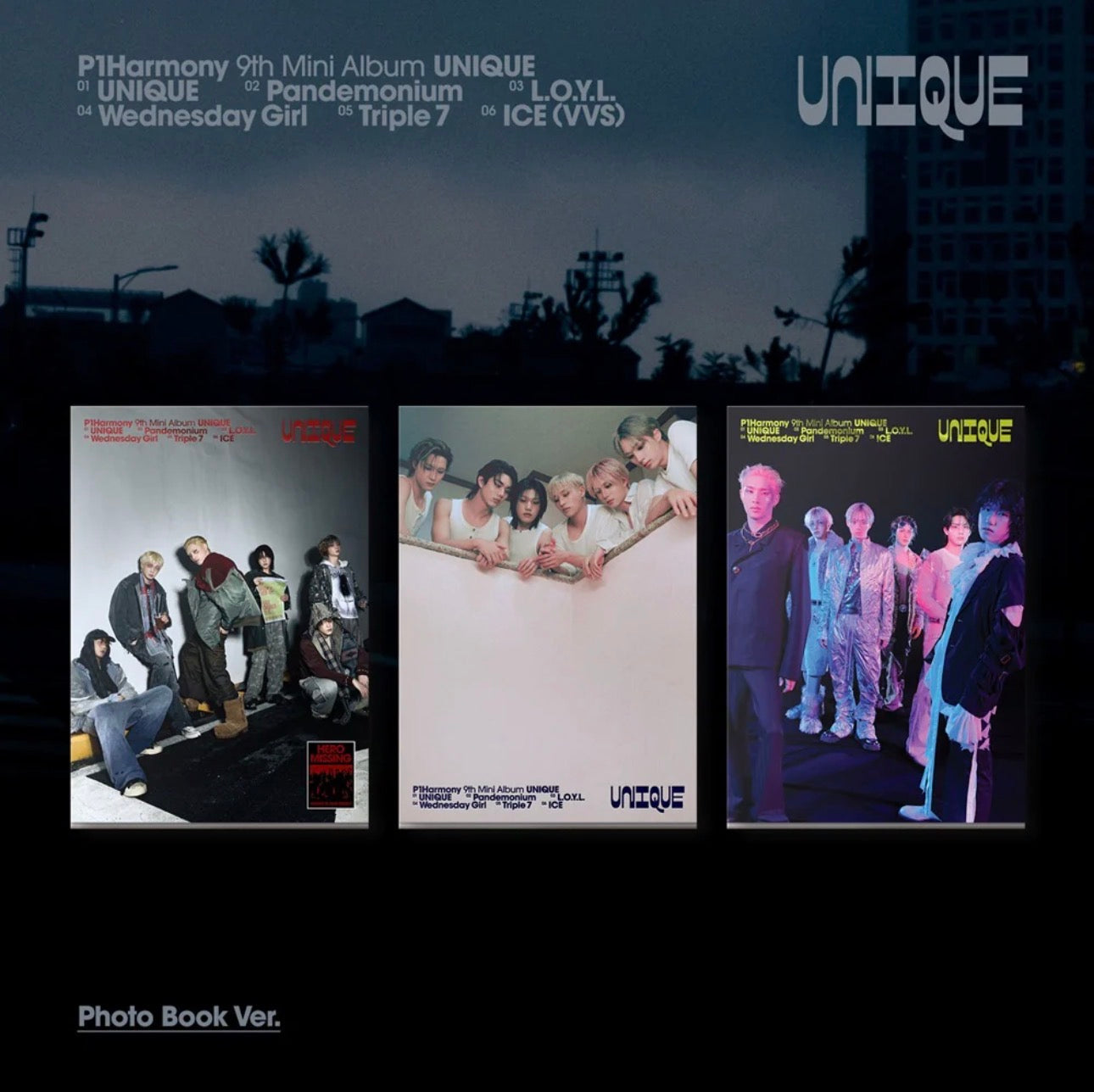 P1Harmony [Unique] - 9th Mini Album (1 Photobook Random Ver. ) *PRE-ORDER* Yoolxv.store
