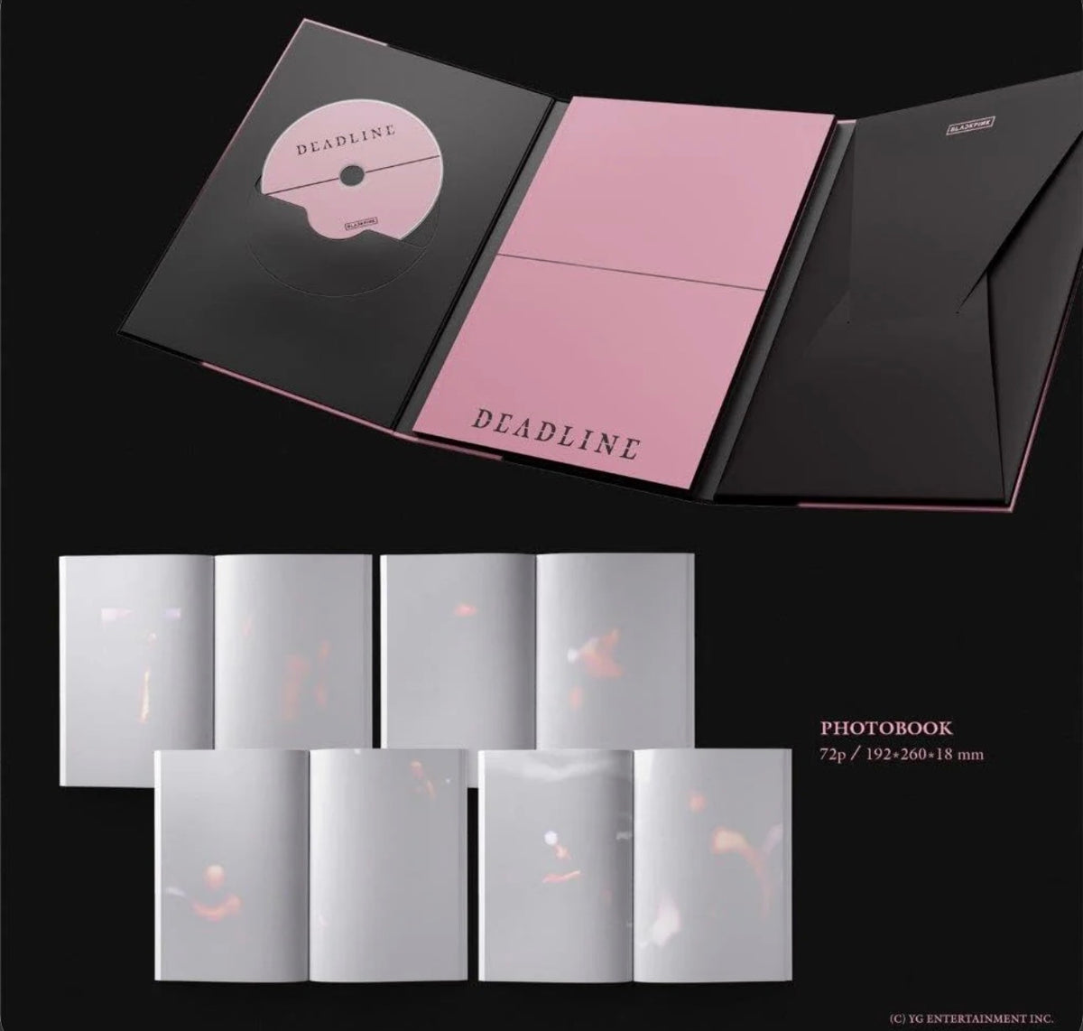 BLACKPINK - [DeadLine] 3rd Mini Album (1 random Black/Pink Ver.) Yoolxv.store