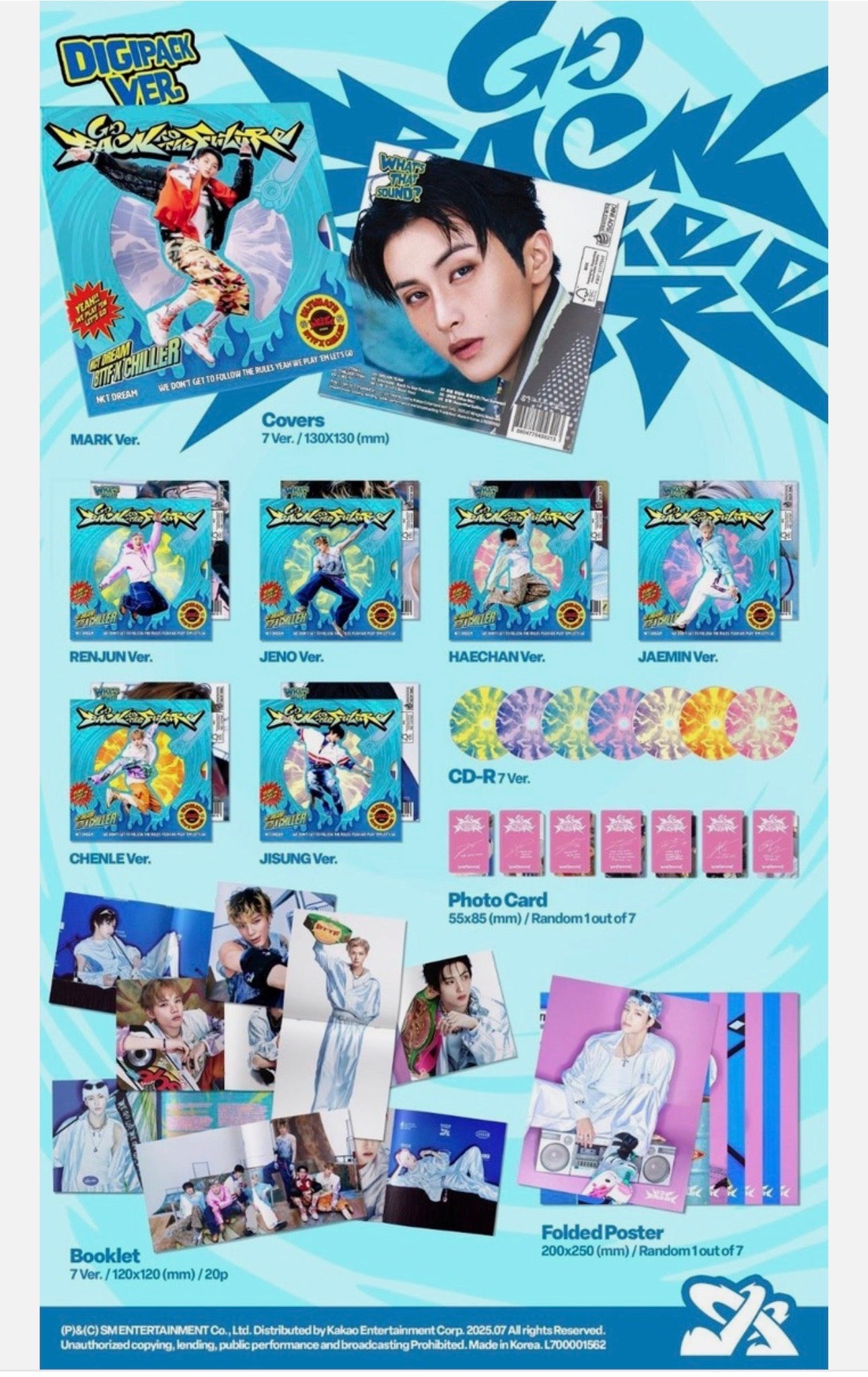 NCT DREAM - [Back To The Future] Digipack Version (1 Random) Yoolxv.store