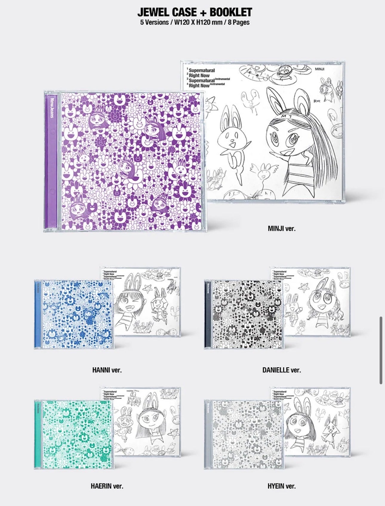 NEWJEANS - [supernatural] Cross Bag Ver. (1 Random Version) Yoolxv.store