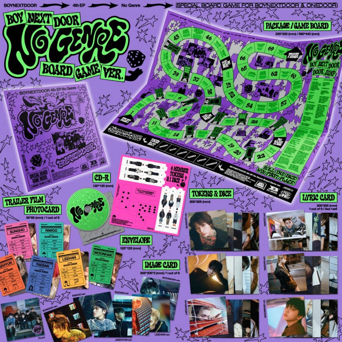 BOYNEXTDOOR - [No Genre] 4th EP (Board Game Ver.) (1 Random) Yoolxv.store