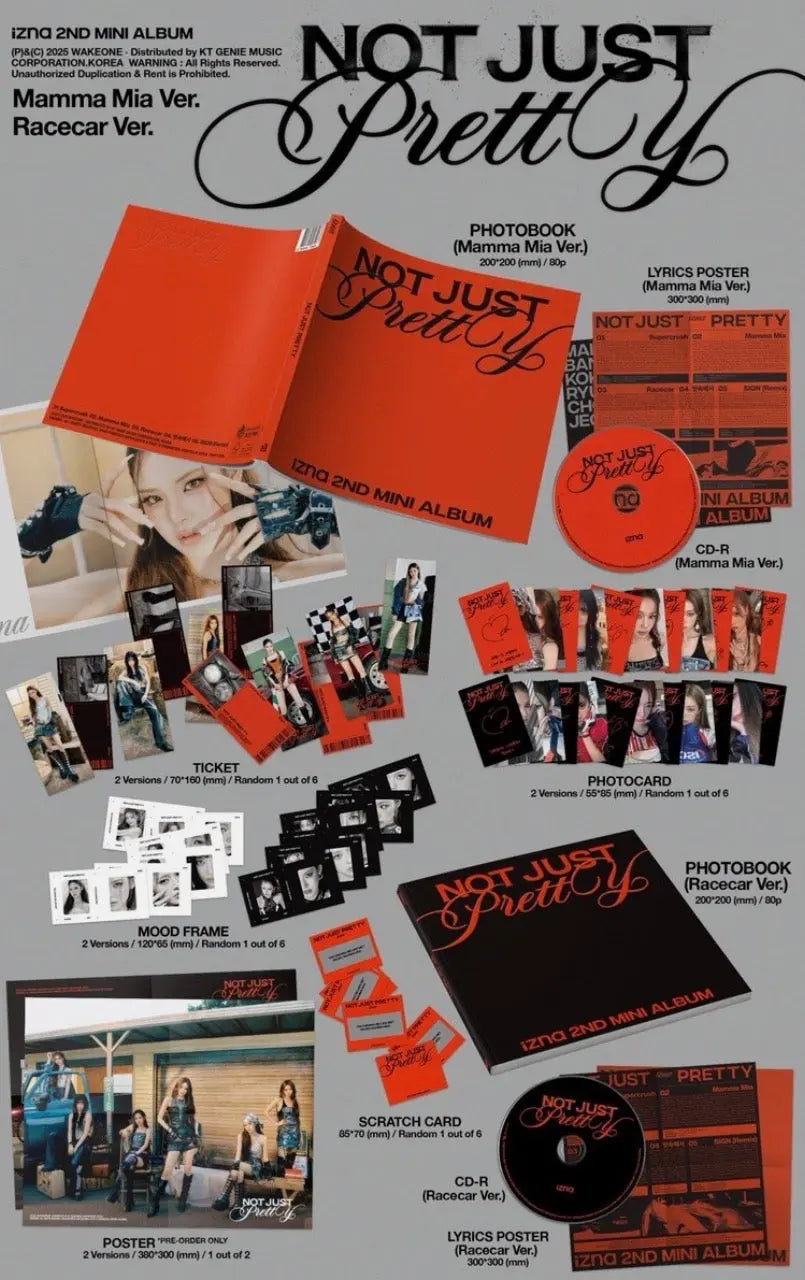 IZNA - [NOT JUST PRETTY] 2nd mini album (PHOTOBOOK - random ver.) - Yoolxv.store