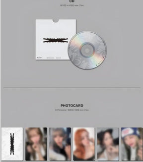 LE SSERAFIM - [EASY] 3rd Mini Album (Compact - Random ver.) - Yoolxv.store