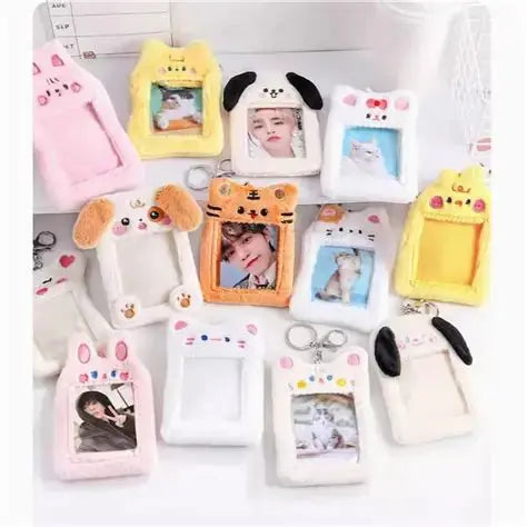 Fuzzy Animal-Themed photocard holder (Random) Yoolxv.store