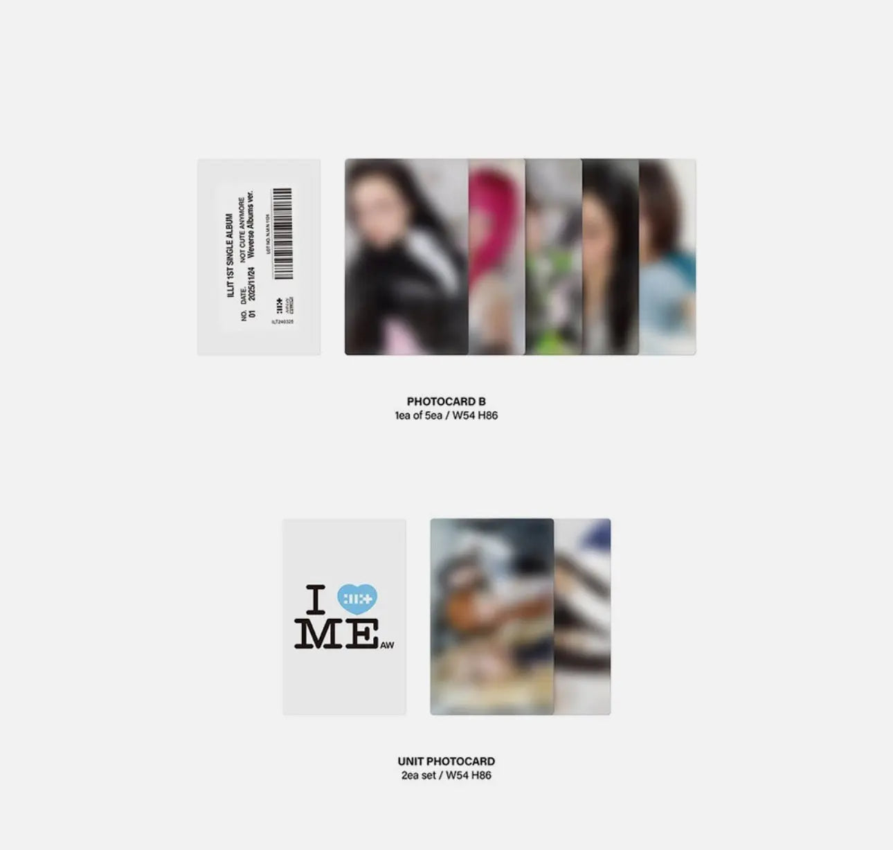 ILLIT - [Not Cute Anymore] 1st single album (Weverse version.) - Yoolxv.store