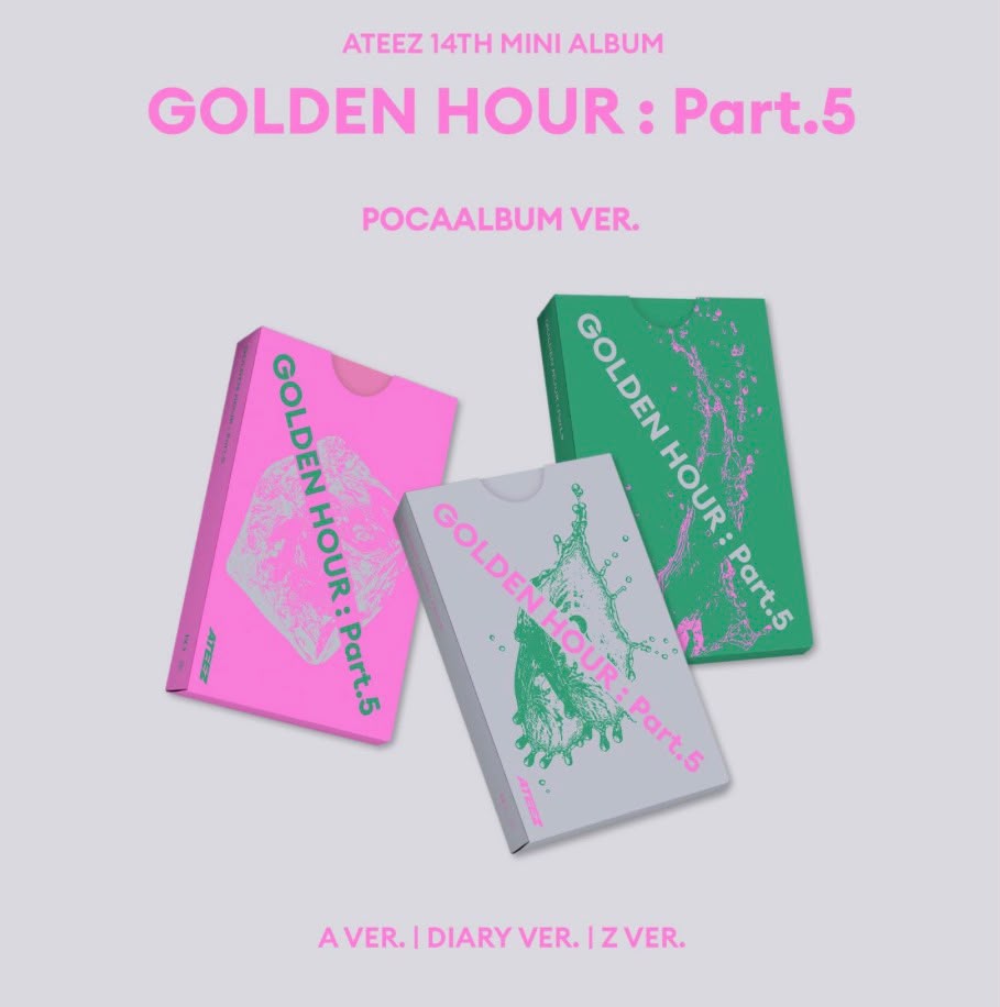 ATEEZ GOLDEN HOUR Part.5 Digipack Ver. - 4 unit versions