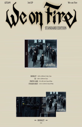 &TEAM - [We on Fire] 3rd EP (Standard Edition) &TEAM