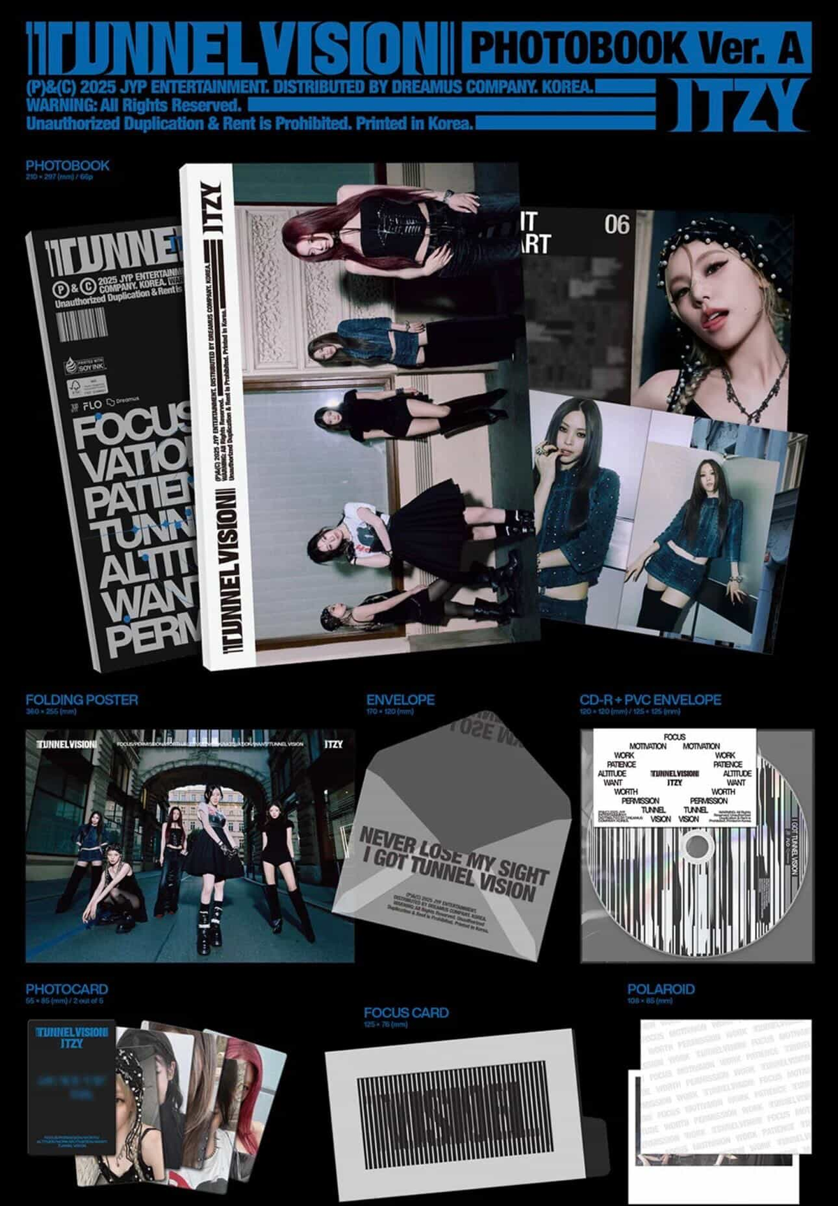 ITZY – [Tunnel Vision] 11th Mini Album (Photobook Ver.) ITZY