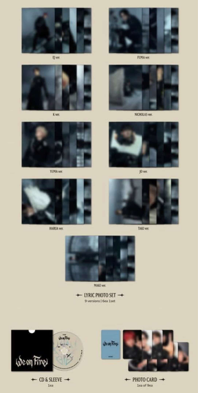 &TEAM - [We on Fire] 3rd EP (Solo Jacket Ver.) &TEAM