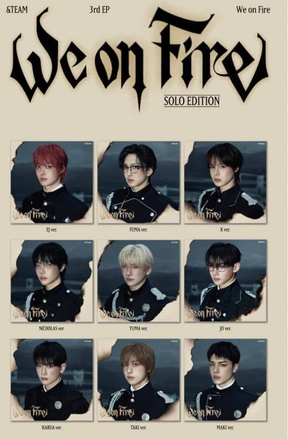 &TEAM - [We on Fire] 3rd EP (Solo Jacket Ver.) &TEAM
